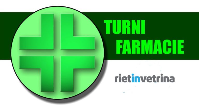 TURNI FARMACIE – MARZO