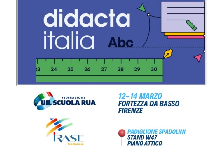 IRASE e UIL Scuola RUA al “Didacta Italia”