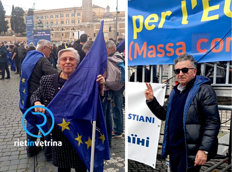 ANPC in piazza del Popolo per la manifestazione “Uniti per l’Europa dei popoli”
