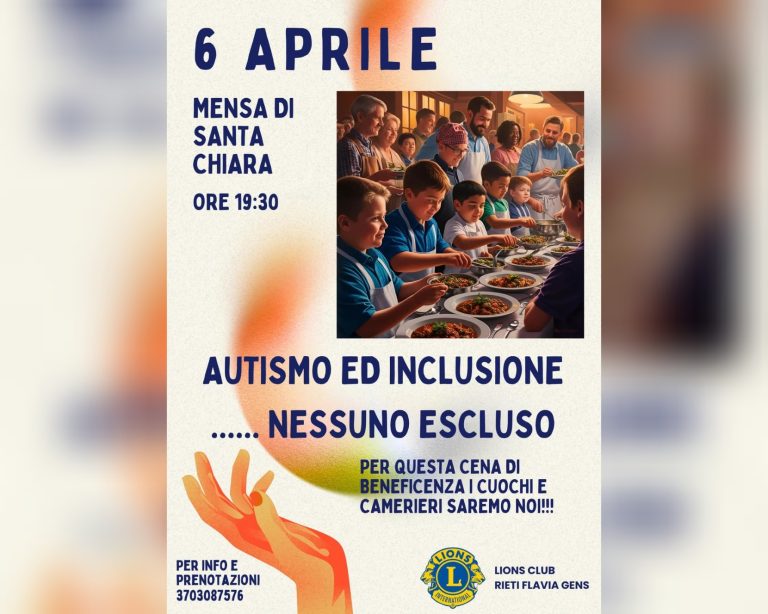 Camerieri speciali per la Cena di Beneficenza del 6 aprile alla Mensa Santa Chiara