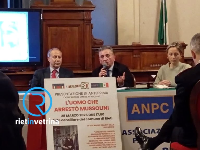 Partecipata la presentazione del libro di Mario Avagliano “L’uomo che arrestò Mussolini”