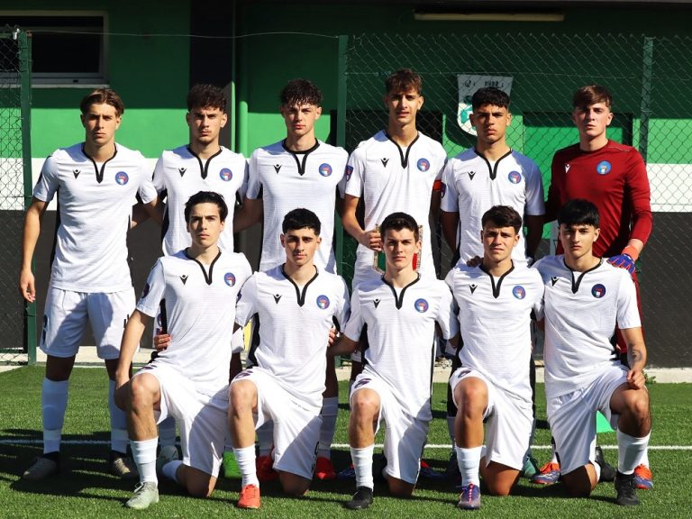 Il difensore reatino Samuele Scopigno tra i protagonisti del 10-0 della LND contro il Soccer Club Toronto