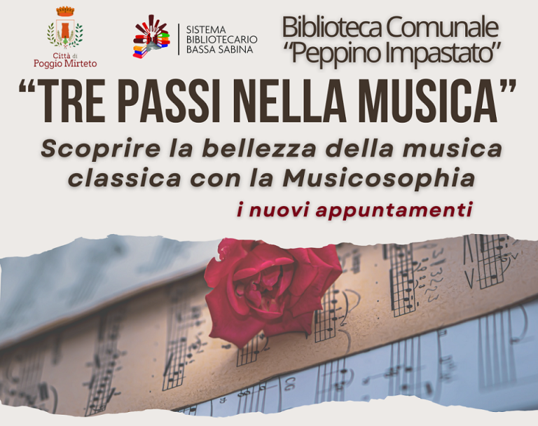 I nuovi appuntamenti della Biblioteca Peppino Impastato di Poggio Mirteto