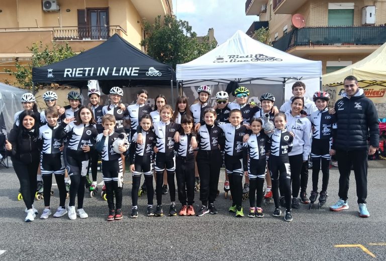 Incetta di medaglie a Latina per la Rieti in Line Pattinaggio