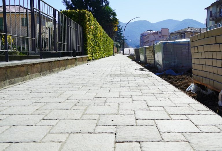 La nuova via Borsellino prende forma