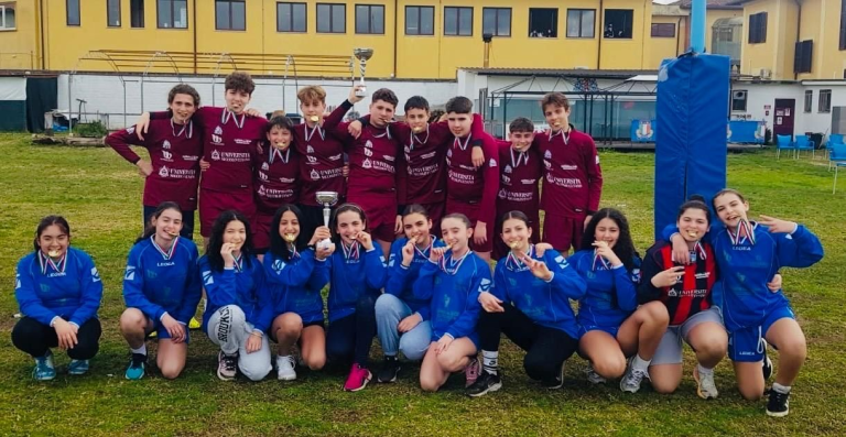 La scuola media “Angelo Maria Ricci” primeggia ai Giochi Sportivi Studenteschi di Rugby Tag