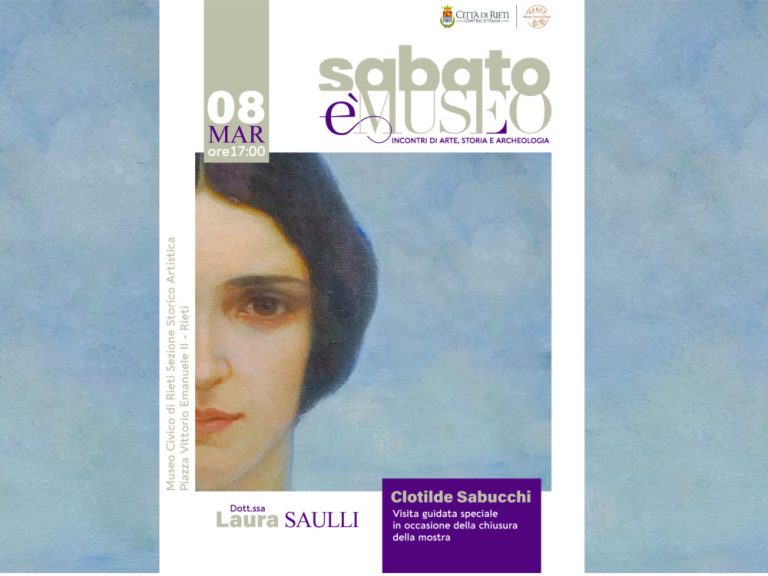 Il Museo Civico di Rieti presenta “Sabato è Museo, incontri tra Arte, Storia e Archeologia”.