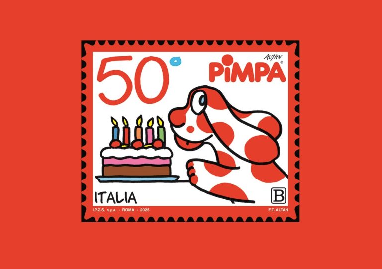 Un francobollo per omaggiare Pimpa, storico personaggio dei cartoni animali e non solo