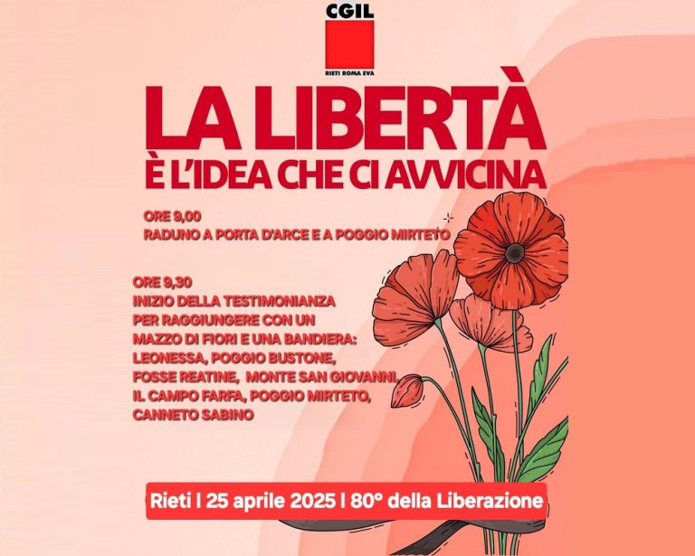 La CGIL ricorda chi per la Liberazione mise in gioco quanto di più prezioso aveva a disposizione