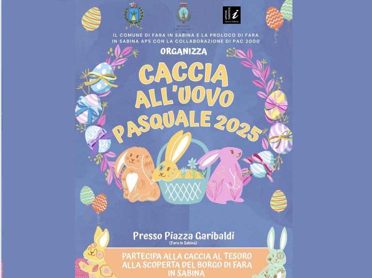 A Fara in Sabina torna la caccia alle uova di Pasqua!