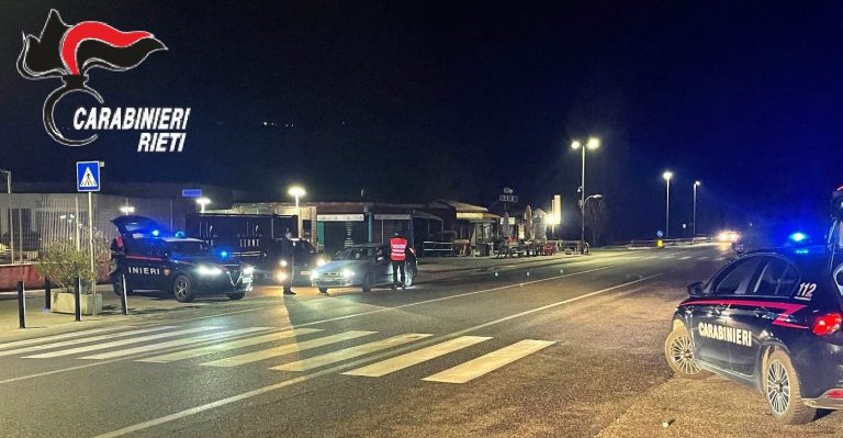 Fermati un 21enne di Pescorocchiano per guida in stato di ebbrezza ed uno straniero privo di permesso di soggiorno