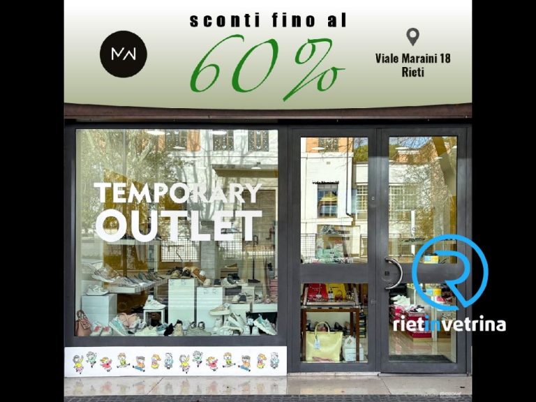 Da venerdi 4 aprile in viale Maraini il nuovo Manzara Temporary Outlet