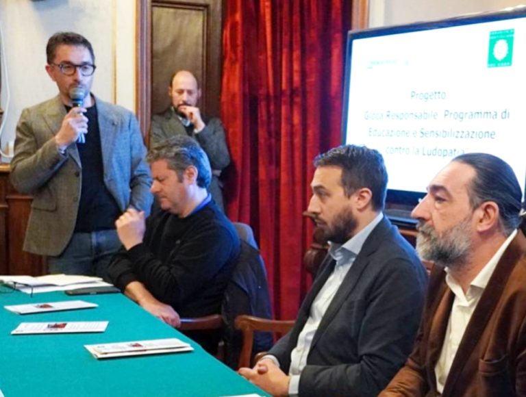Gioca responsabile: nella Sala Consiliare del Comune di Rieti il convegno di presentazione del progetto del Consorzio Sociale RI/1