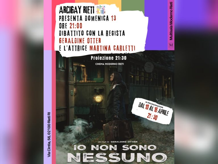 “Io non sono nessuno”, Arcigay Rieti ti aspetta al Cinema Moderno con il film sulla vita di Mariasilvia Spolato
