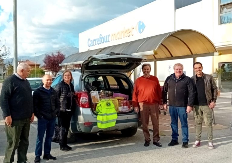 I Lions Club della provincia di Rieti al fianco della Caritas per la Settimana Santa