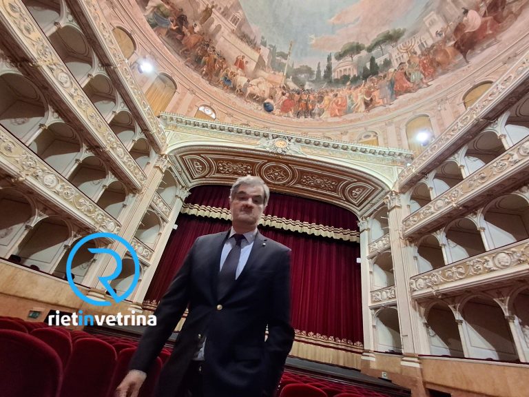 Ambasciatore Renato Mosca de Souza al Teatro Vespasiano: “Già amo Rieti”