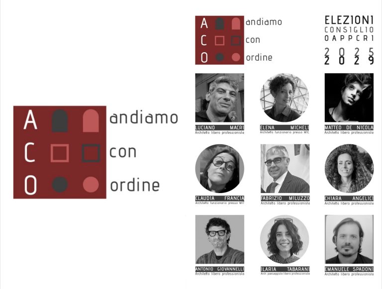 Elezioni Ordine Architetti, vince la lista “Andiamo con Ordine”