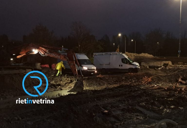 Tubo riparato e sottopasso di via Velinia asciutto e funzionante