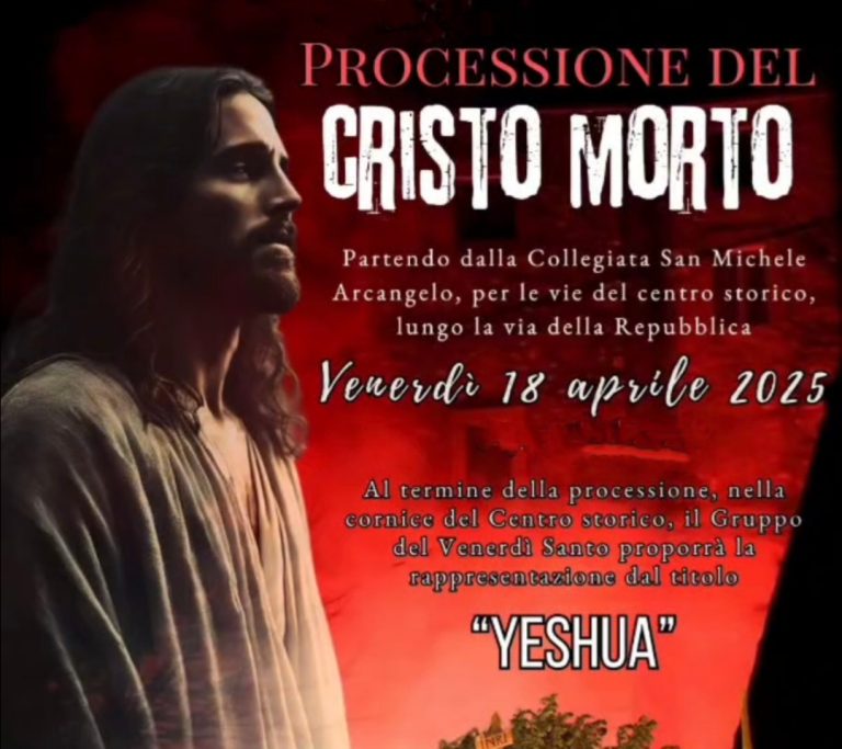 Processione del Cristo Morto, a Contigliano venerdì 18 aprile