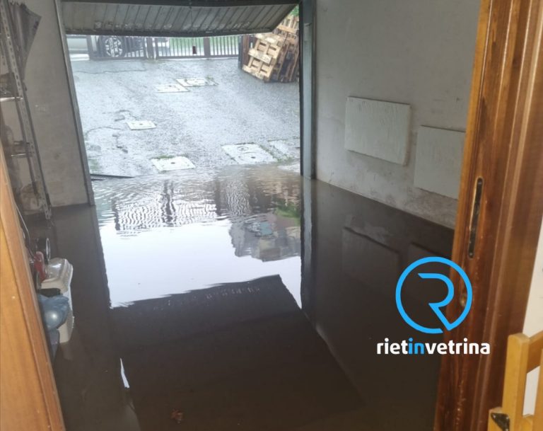 Allagamenti a Campoloniano: taverne e cantine invase dall’acqua nera
