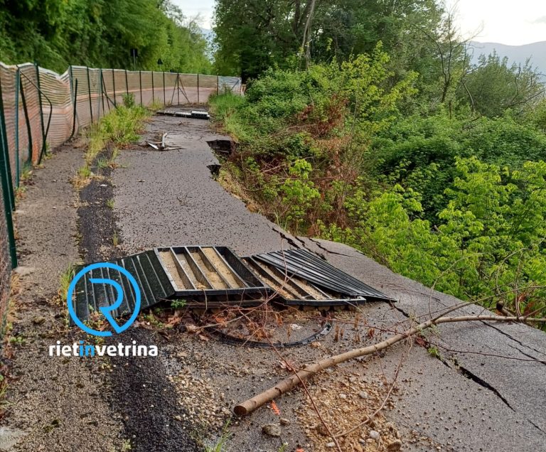 SEI TU IL REPORTER di Rietinvetrina – “Quando verrà sanata la frana in via Foresta? Poteva essere occasione turistica per il Giubileo”