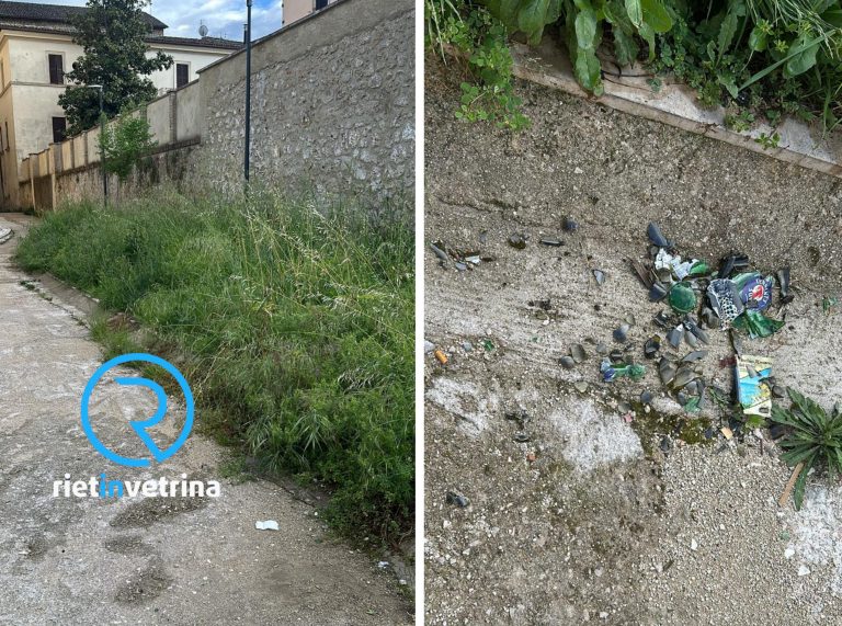 SEI TU IL REPORTER di Rietinvetrina – “Nei giardinetti dell’Università di Rieti sporcizia e degrado”