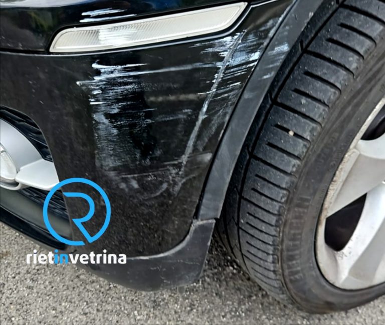 SEI TU IL REPORTER di Rietinvetrina – “Sabato sera mi hanno danneggiato l’auto. Cerco i responsabili”