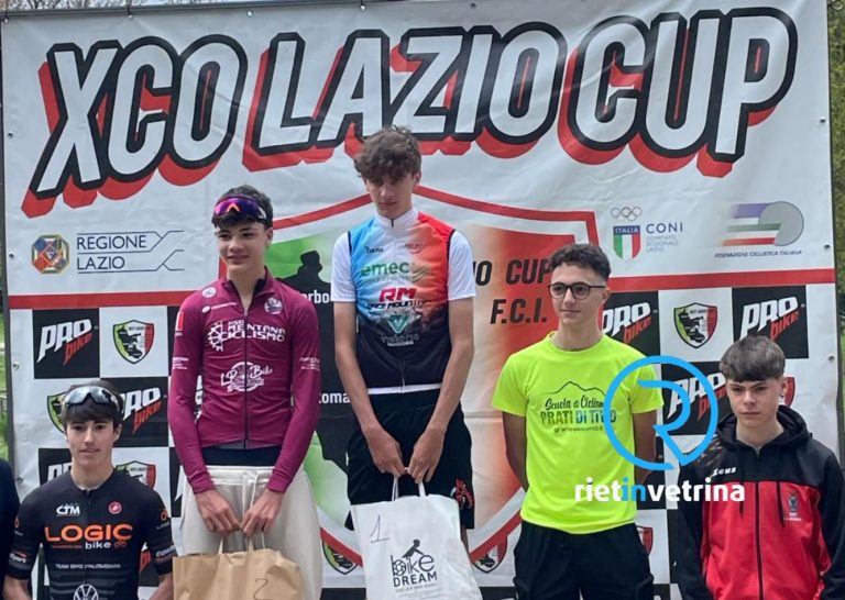 Nicolò Polletti della Reate Cycling Team conquista il titolo di Campione Regionale Lazio categoria Allievi 2 MTB-XCO