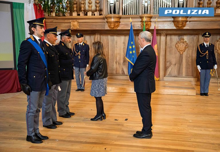 Poliziotti reatini premiati in occasione del 173° anniversario della Fondazione della Polizia di Stato