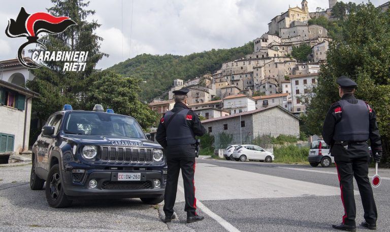 Cantalice, Carabinieri arrestano un uomo per evasione