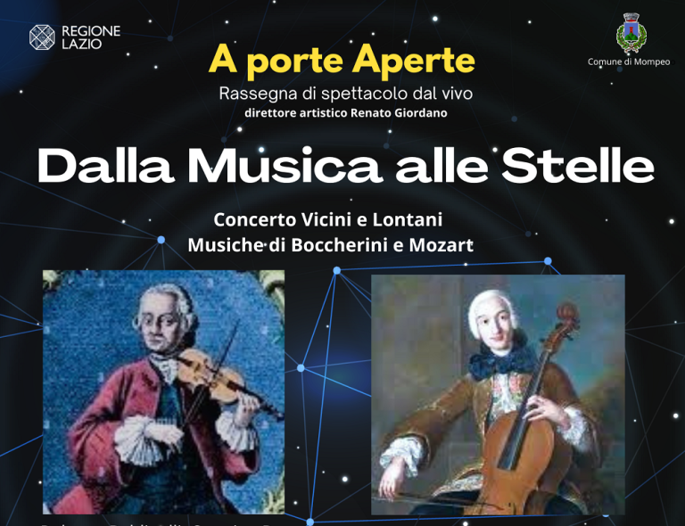 Dalla musica alle stelle: a Mompeo musiche di Mozart e Boccherini guardando il cielo primaverile