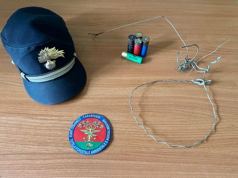 Denunciato per bracconaggio un 57enne di Cantalice