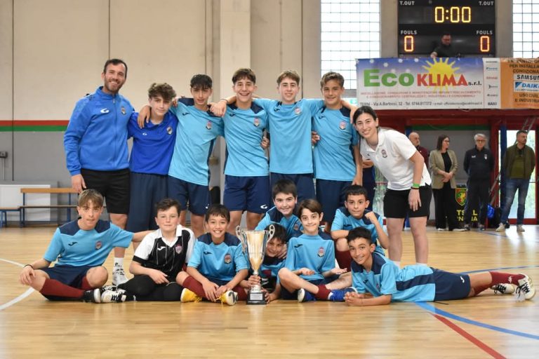 La New Real Rieti Esordienti vince il primo trofeo Futsal Cup Citta’ di Terni