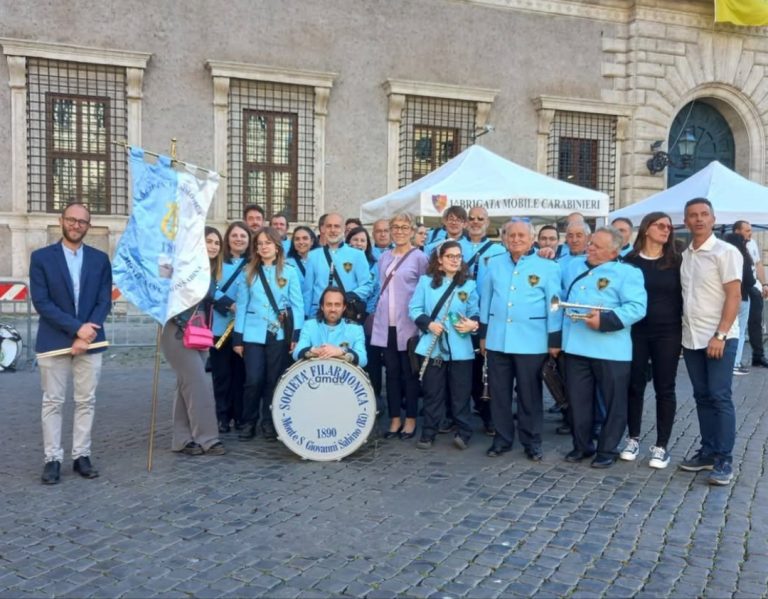 La Filarmonica di Monte San Giovanni in Sabina a Roma per il “Giubilare delle Bande 2025”