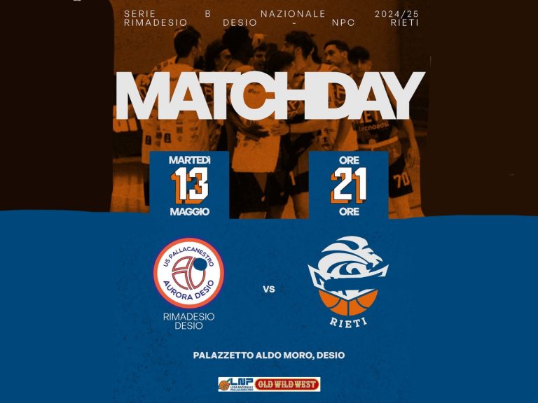 NPC Rieti, info tagliandi play-out