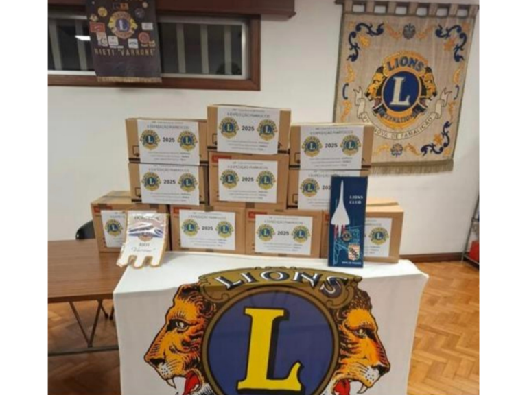 Lions Varrone insieme Clube Aventura de Famalicão per aiutare i bisognosi