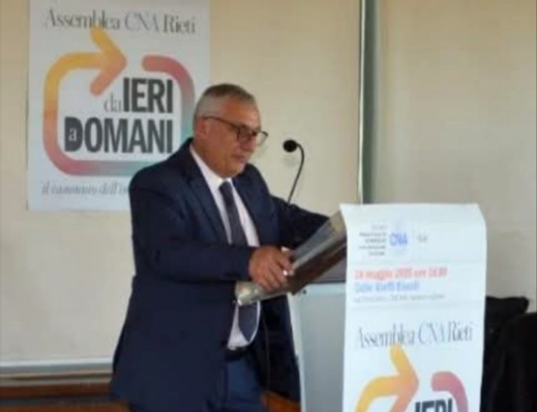 Gianluca De Santis confermato presidente CNA Rieti