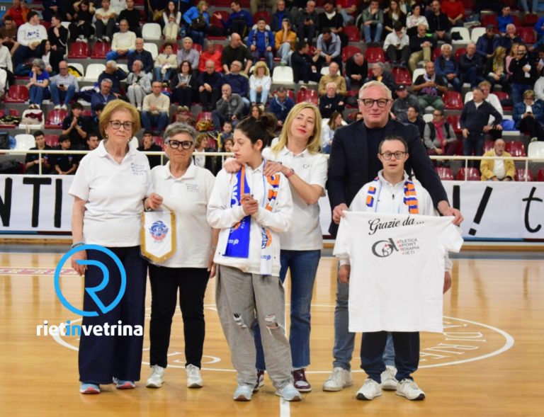 Atletica Sport Terapia ospite della NPC Rieti nell’intervallo di Gara4 play-out con Desio