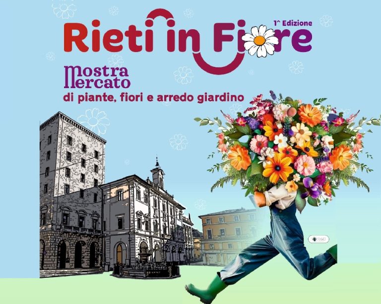 “Rieti in fiore”, dal 9 all’11 maggio in centro storico
