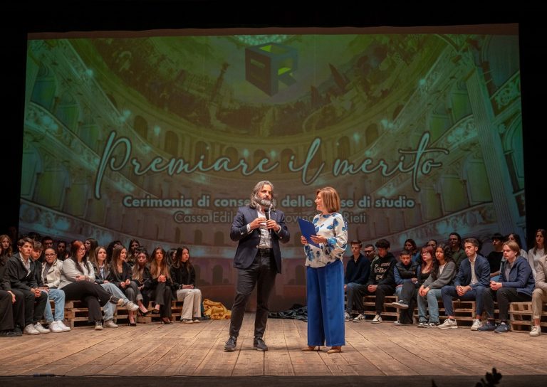 Cerimonia della Cassa Edile Rieti per la consegna di 147 borse – I PREMIATI