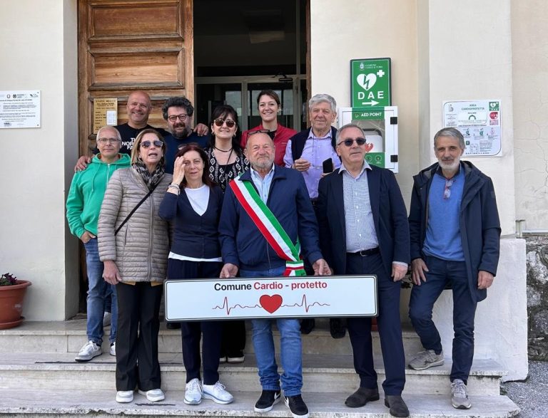 Colle di Tora ha un nuovo defibrillatore grazie al progetto Cardioprotezione