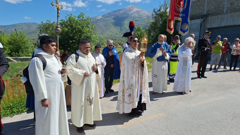 Festa della Madonna di Filetta, il Vescovo Piccinonna celebra la Santa Messa ad Amatrice
