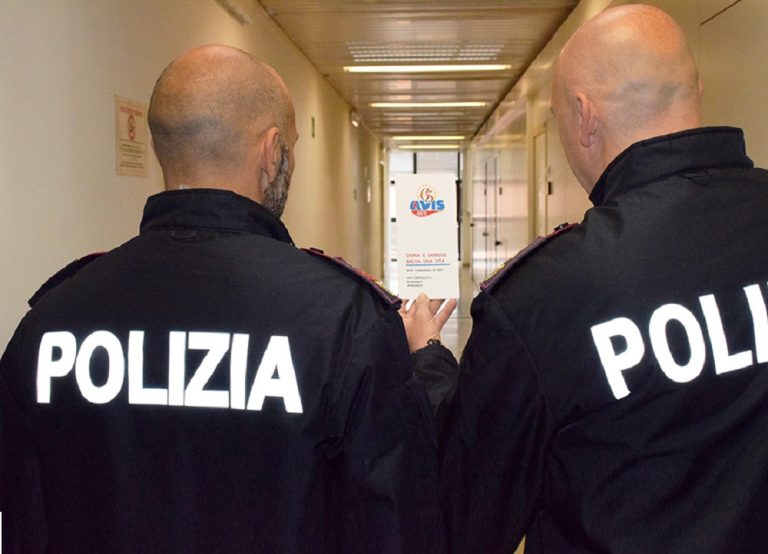 Numerosi poliziotti di Rieti donano sangue al de Lellis per l’iniziativa: “Dona il sangue, salva una vita”