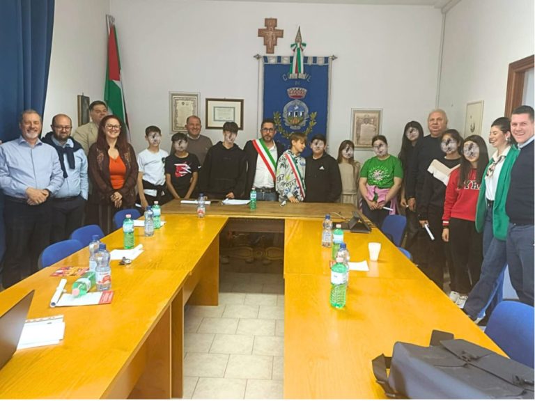 Il Comune di Greccio ha ospitato il neonato Baby consiglio comunale