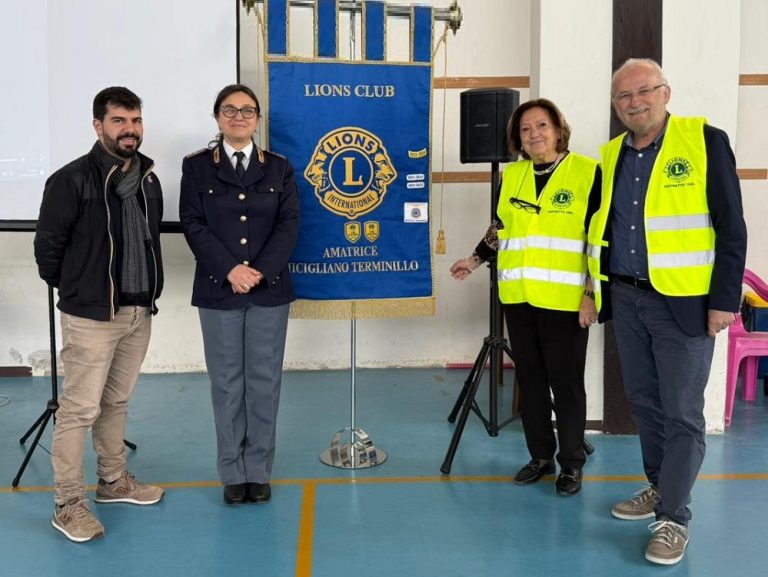 Il Lions Club Amatrice Micigliano Terminillo incontra gli studenti della Sabina con “Interconnettiamoci, ma con la testa”