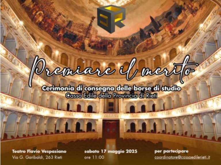 “Premiare il merito”, la Cassa Edile consegna riconoscimenti agli studenti più meritevoli