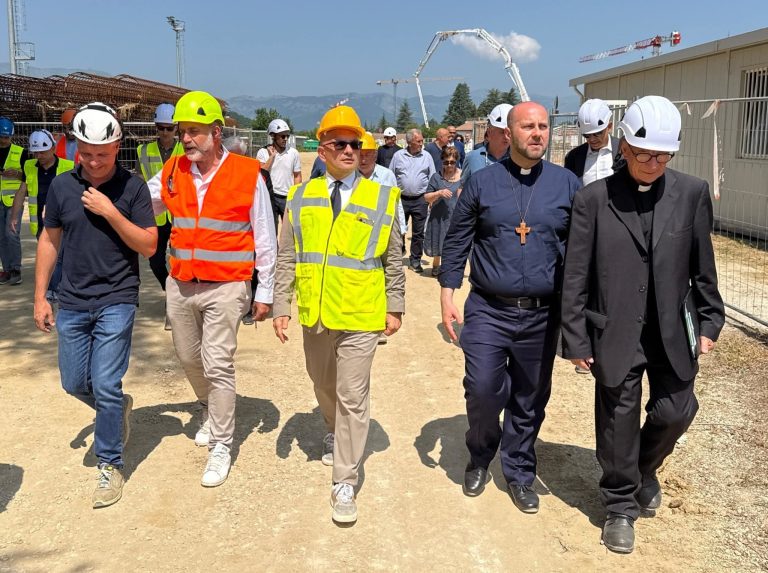 Dopo mesi di fermo è tornato attivo il cantiere di “Casa Futuro” ad Amatrice