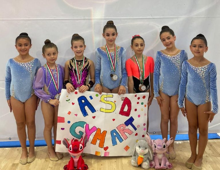 Ottimi risultati per la Gym Art al Campionato Nazionale OPES di Ginnastica Ritmica