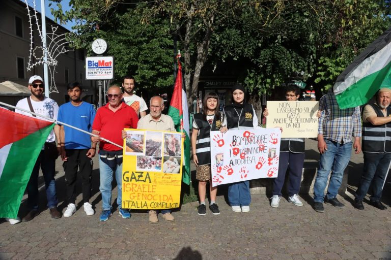 A Rieti la manifestazione “Uniti per la Palestina”