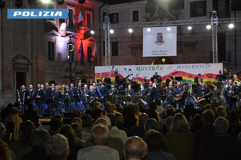 A Poggio Mirteto il concerto della Banda Musicale della Polizia di Stato